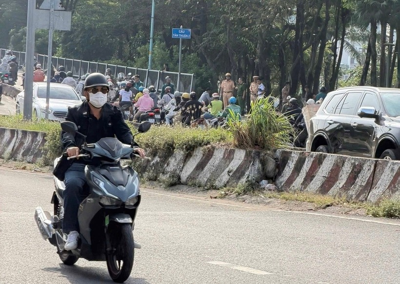 Hiện trường vụ tai nạn. Ảnh: Báo Tiền phong.