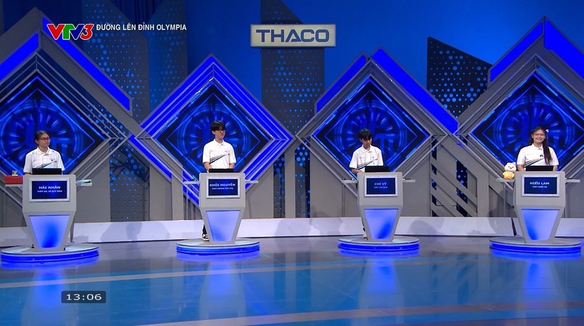 4 nhà leo núi trận thi tuần 1, tháng 3, quý 1 Đường lên đỉnh Olympia năm thứ 26.