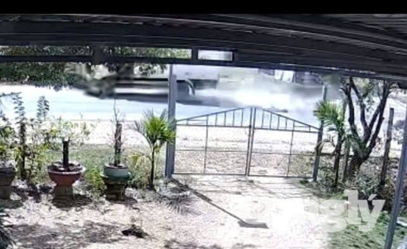 Hiện trường vụ tai nạn. Ảnh: Báo Công lý.