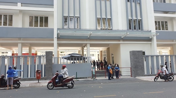 Trường THPT Bùi Thị Xuân phát đi cảnh báo khẩn đến phụ huynh, học sinh toàn trường. Ảnh: Người lao động