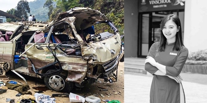 Cô giáo mầm non Trung Anh là một trong 9 nạn nhân tử vong trong vụ lật xe tại Lào Cai. Ảnh: VTC News