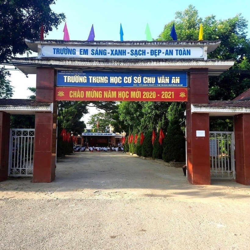 Trường THCS Chu Văn An. Ảnh: Tuổi Trẻ