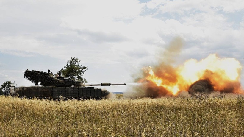 Ukraine căng mình đối phó với đà tiến của Nga. Ảnh: Pravda