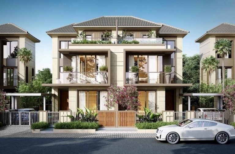 Biệt thự song lập (Duplex Villa) là kiểu kiến trúc gồm hai căn biệt thự được xây dựng trên cùng một khu đất, có thiết kế bên ngoài giống hệt nhau và đối xứng qua một trục (thường là bức tường chung giữa hai nhà).
