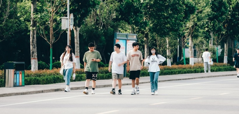 Khuôn viên Trường Cao đẳng Công nghệ và Kinh doanh Tây An. Ảnh: BXAIT