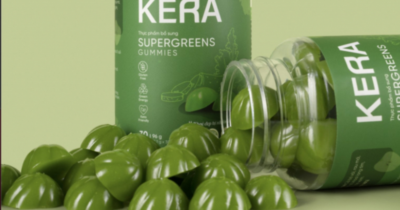 Sản phẩm kẹo rau củ Kera