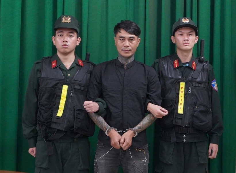 Lê Tuấn Phong bị bắt. (Ảnh: Cơ quan công an)