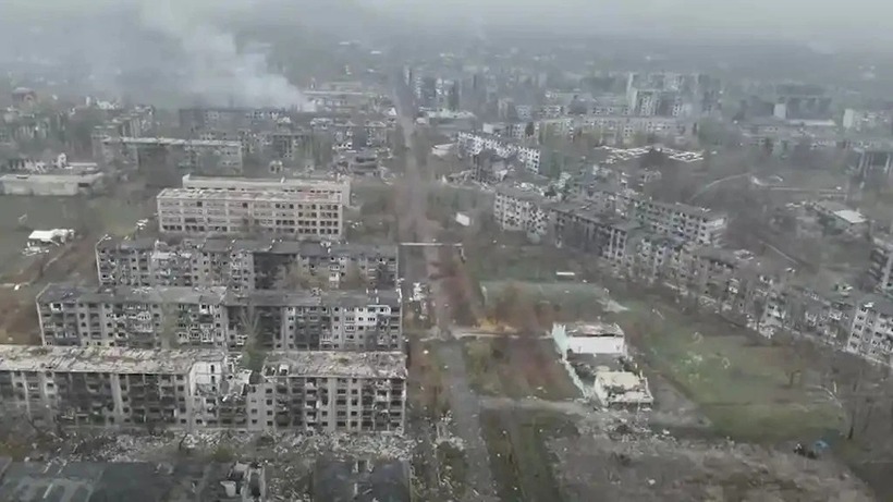 Quang cảnh thành phố Minograd từ trên cao.&nbsp;Ảnh: mezha