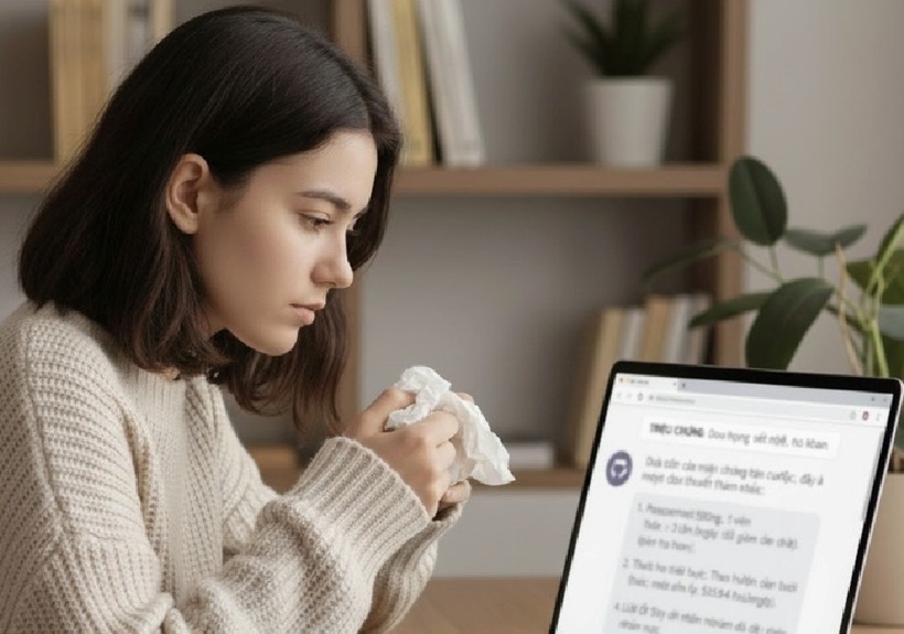 Khi ChatGPT bị lạm dụng trong điều trị bệnh. Ảnh minh họa: Báo Tuổi trẻ.