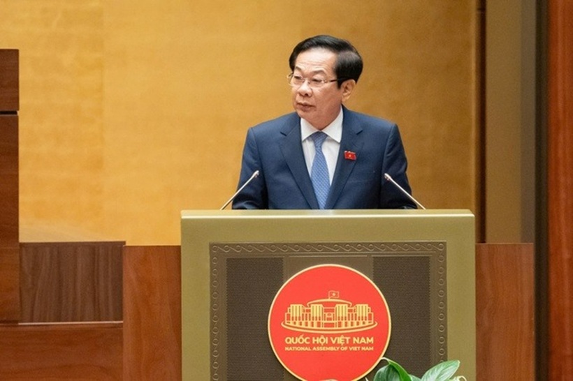 Bộ trưởng Bộ Nội vụ Đỗ Thanh Bình (Ảnh: Media Quốc hội).