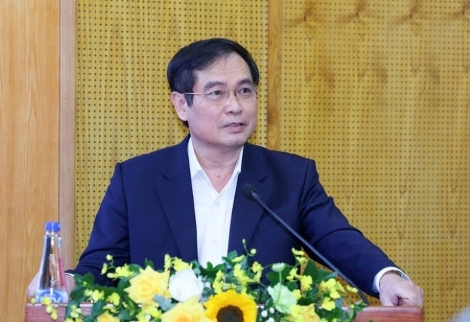 Ông Phan Xuân Thuỷ - Phó Trưởng Ban Tuyên giáo và Dân vận Trung ương phát biểu khai mạc.