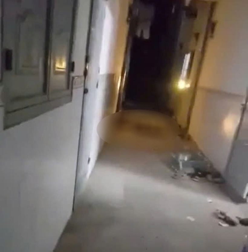 Hiện trường vụ cô gái bị sát hại. Ảnh: Lao động