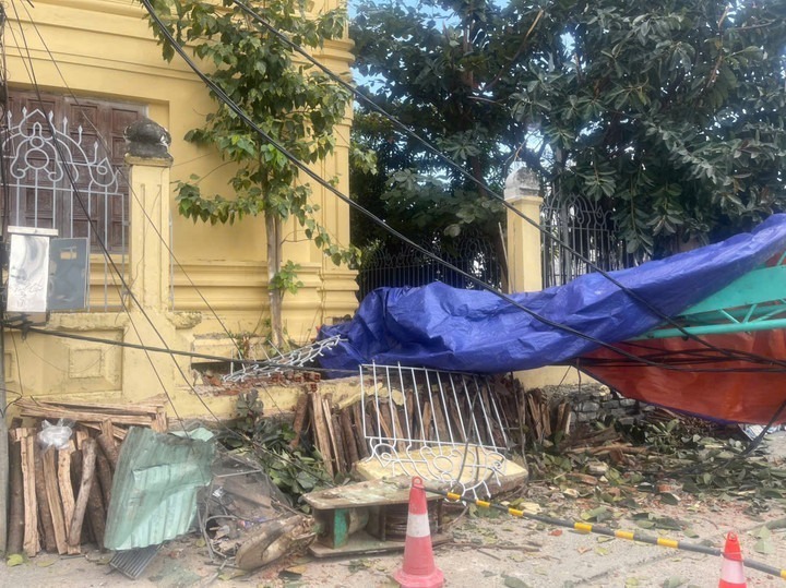 Hiện trường vụ việc. (Ảnh: VTC News)