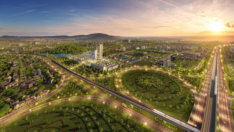 Năm 2025 cũng đánh dấu giai đoạn kích hoạt quỹ đất mới trong danh mục dự án của KITA Group (Ảnh: Dự án Hoa Lac Metro City)