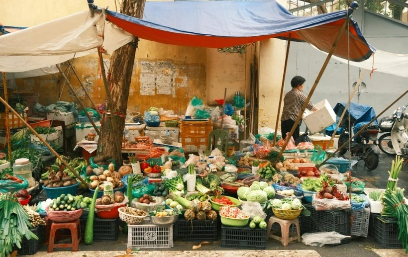 Hà Nội công bố 231 điểm chợ tự phát sắp bị giải tỏa. Ảnh minh họa.