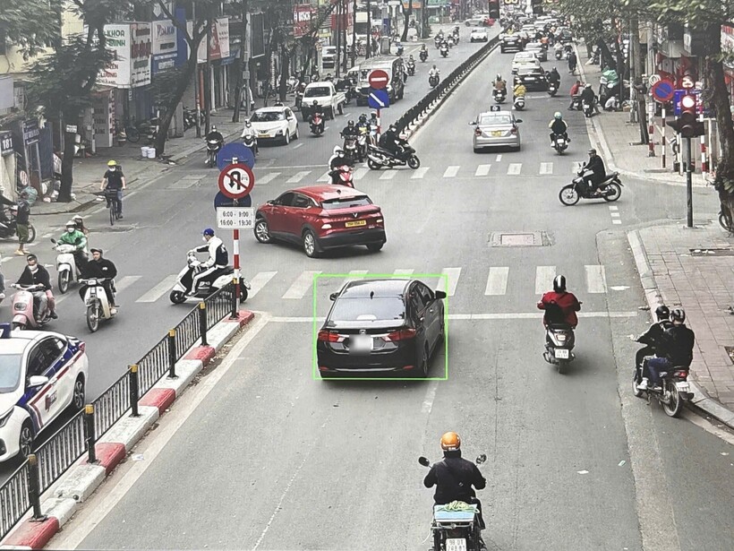 Các vi phạm được Camera AI ghi nhận.