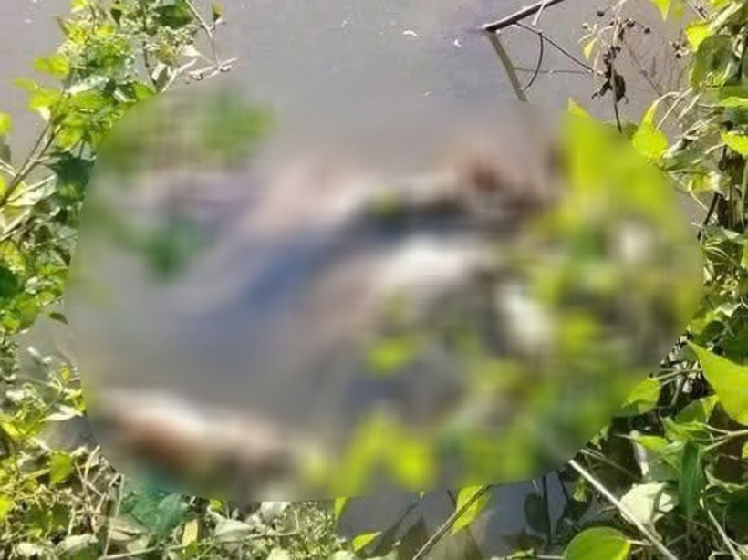 Hiện trường phát hiện thi thể thiếu nữ. Ảnh: Người lao động