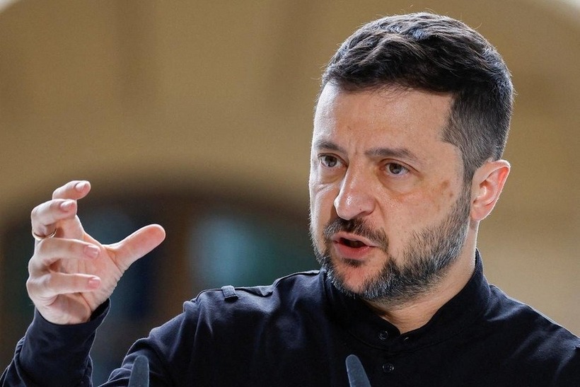 Tổng thống Ukraine Volodymyr Zelensky. Ảnh: Reuters
