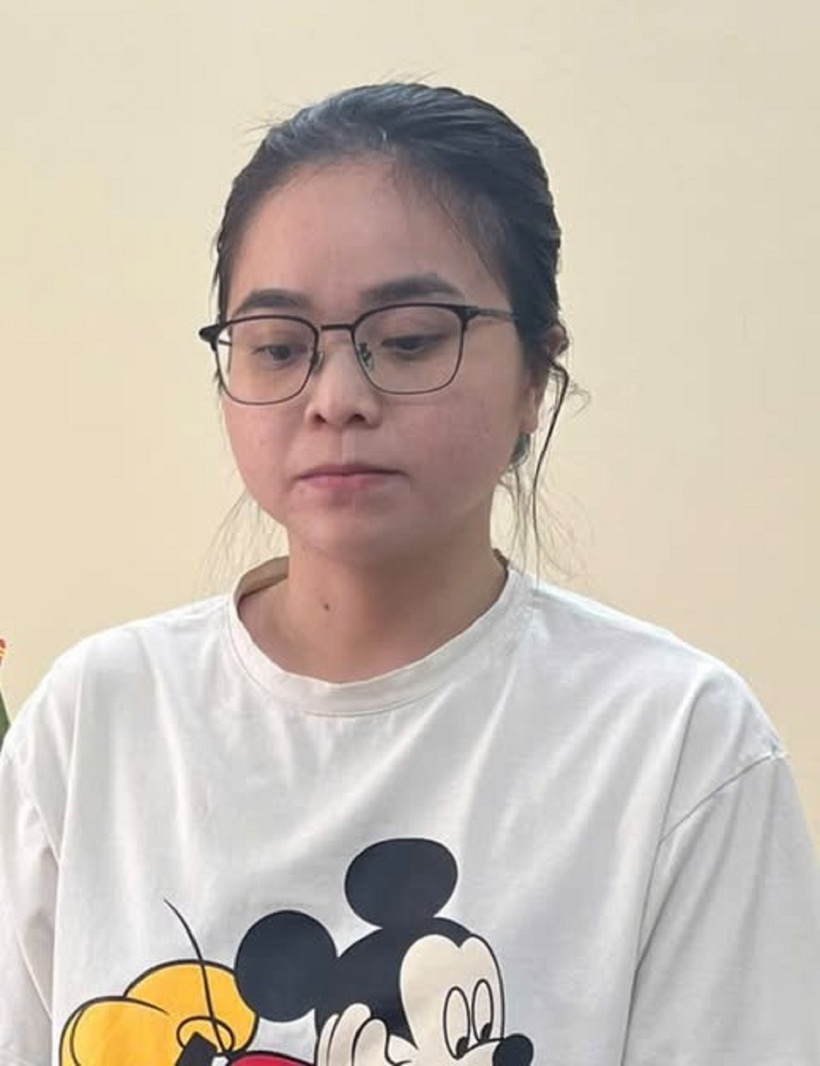 Bị can Lê Trần Thảo Vy khi bị bắt tạm giam. Ảnh: NLĐ