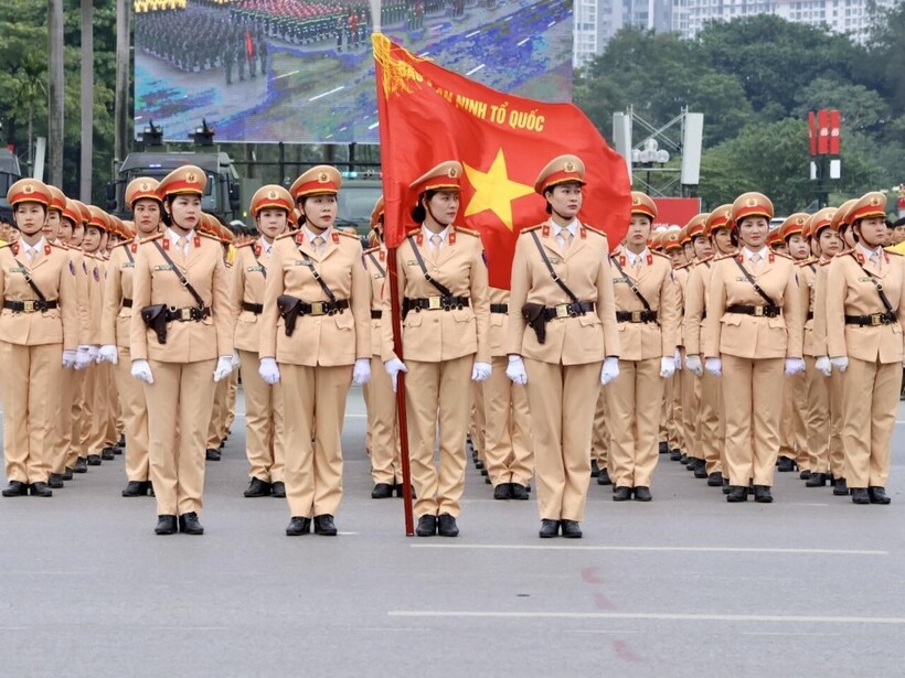Hà Nội: Diễn tập phương án bảo vệ Đại hội XIV, CSGT đảm bảo trật tự giao thông - 6