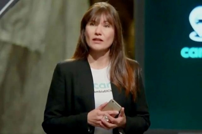 Nữ doanh nhân Zulma Guzman Castro từng xuất hiện trên chương trình "Shark Tank Colombia" vào năm 2021. Ảnh: NYP