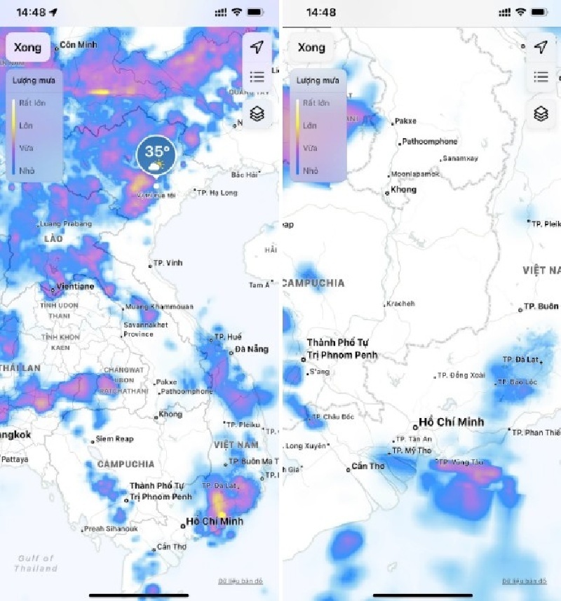 Cách kiểm tra lượng mưa ngay trên iPhone - 2