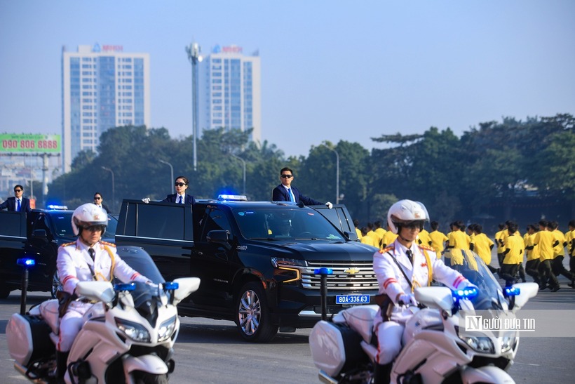 Lực lượng an ninh, dàn khí tài hiện đại tham gia bảo vệ Đại hội XIV của Đảng - 11