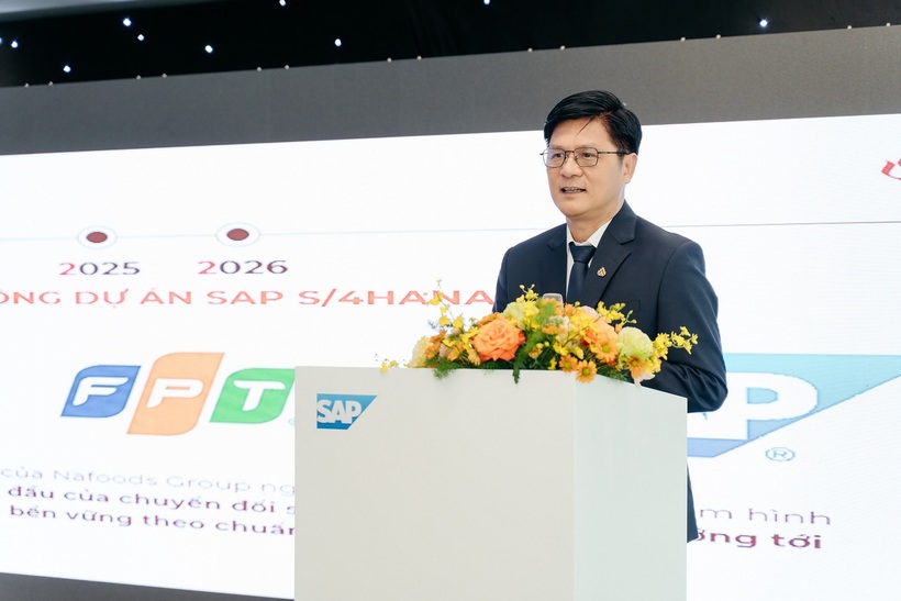 Ông Nguyễn Mạnh Hùng - Tổng Giám đốc Nafoods Group chia sẻ lý do và mục tiêu chiến lược quan trọng của Nafoods khi thực hiện chuyển đổi số diện rộng