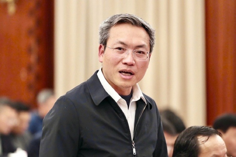 Thiếu tướng Nguyễn Quốc Toản - Chánh Văn phòng, Người phát ngôn Bộ Công an trả lời tại họp báo (Ảnh: D.X).