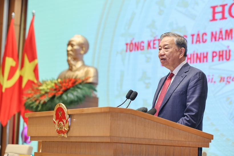 Tổng Bí thư Tô Lâm phát biểu chỉ đạo Hội nghị - Ảnh VGP/Nhật Bắc