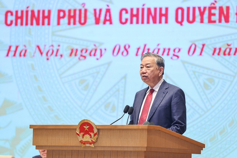 Tổng Bí thư Tô Lâm: Giai đoạn tới phải đặt nâng cao năng suất, chất lượng nguồn nhân lực, khoa học công nghệ và đổi mới sáng tạo vào trung tâm chiến lược phát triển - Ảnh VGP/Nhật Bắc