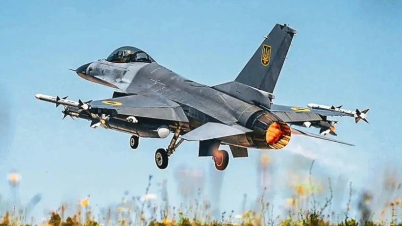 Tiêm kích F-16 của Ukraine. Ảnh: Kyiv Independent