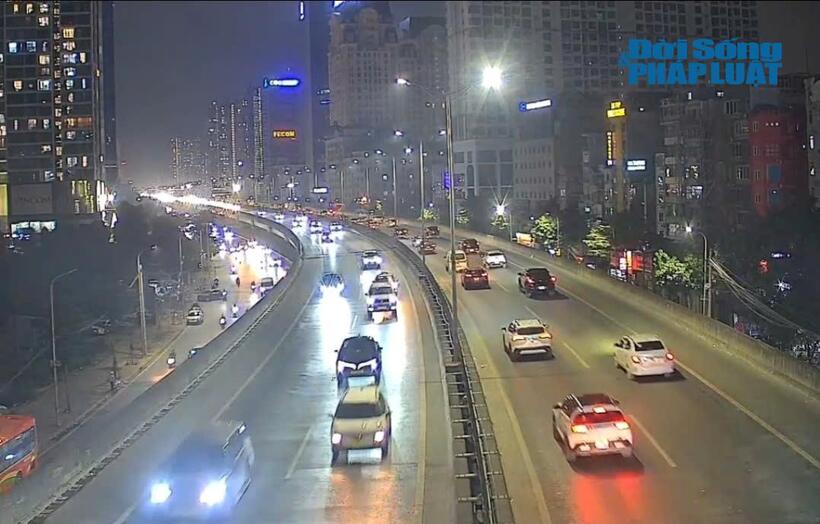 Vành đai 3 đường trên cao trong những ngày đầu triển khai.