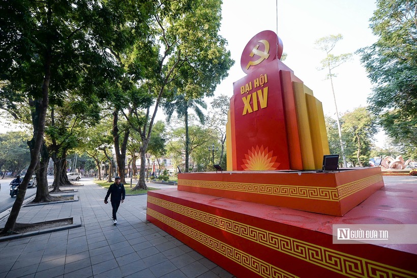 Hà Nội trang hoàng rực rỡ chào đón Đại hội lần thứ XIV của Đảng - 5