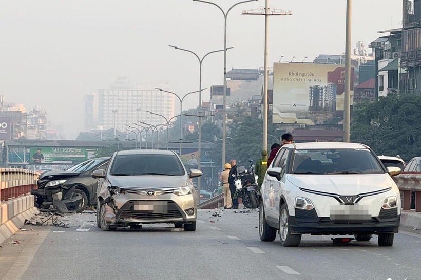 Hiện trường vụ tai nạn. Ảnh: Xây dựng.
