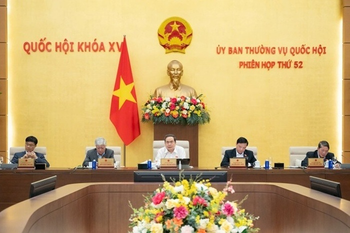 Quang cảnh phiên họp thứ 52 của Uỷ ban Thường vụ Quốc hội (Ảnh: Media Quốc hội).