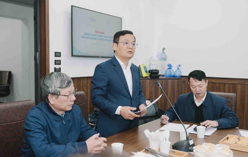 TS.BS Vương Anh Dương - Phó Cục Trưởng Cục Quản lý Khám chữa bệnh - phát biểu.