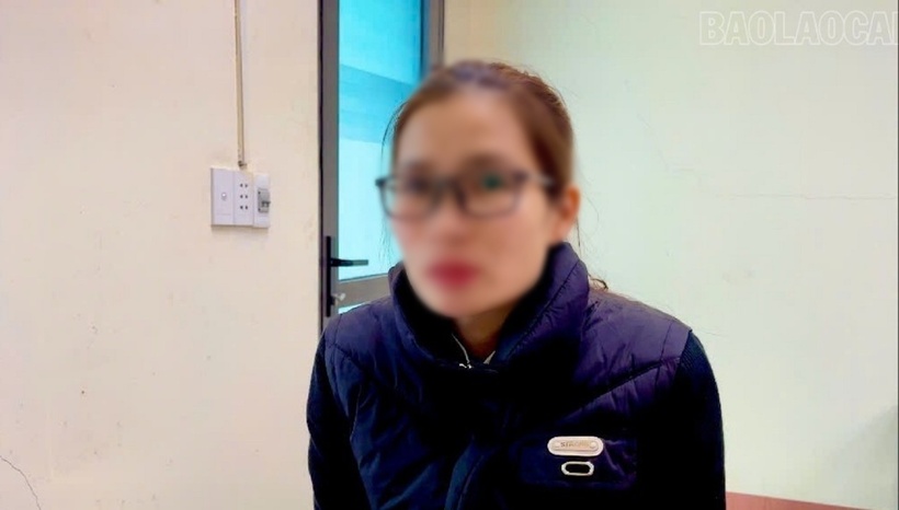 Đối tượng Phạm Thị Hồng Nhung. Ảnh: Báo Lào Cai