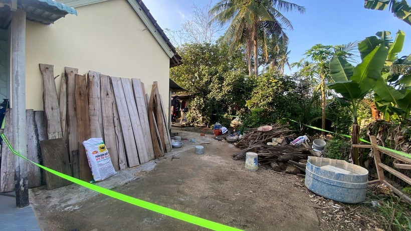 Hiện trường nơi xảy ra vụ nổ. Ảnh: Báo Gia Lai.