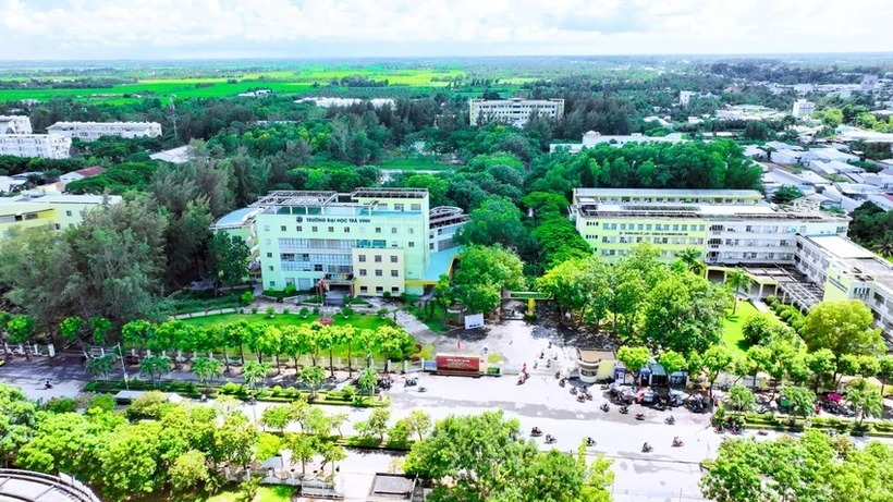 Trường Đại học Trà Vinh chính thức chuyển thành Đại học Trà Vinh. Ảnh: PLO
