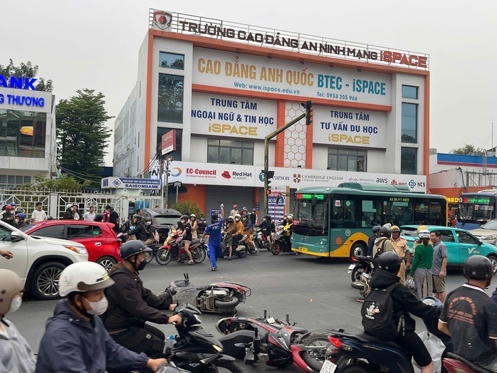Hiện trường vụ tai nạn. Ảnh: Người lao động