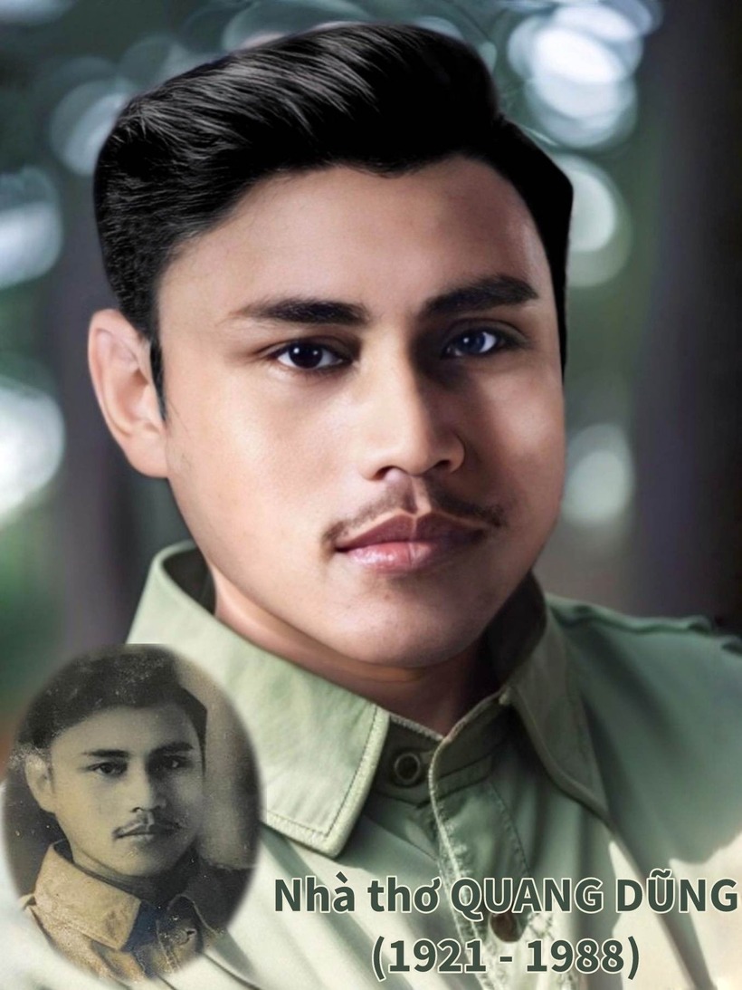 Chân dung nhà thơ Quang Dũng. Ảnh:&nbsp;Phạm Sơn