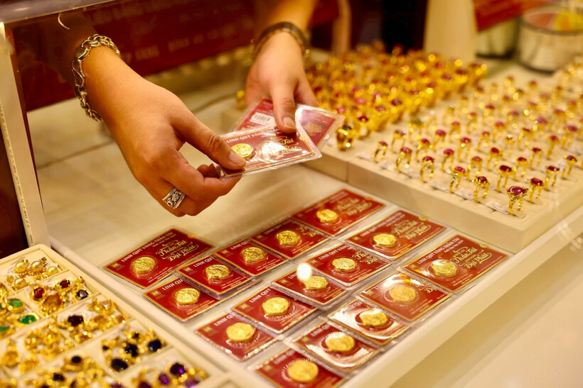 Giá vàng hôm nay (13/1): Vàng nhẫn tăng. (Ảnh: Người đưa tin)
