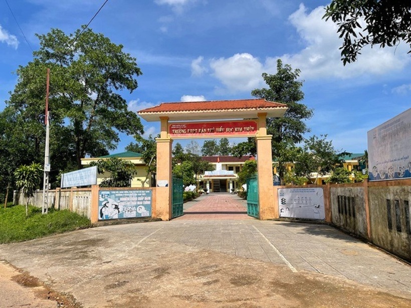 Trường Phổ thông Dân tộc bán trú Tiểu học Kim Thủy. Ảnh: Sức khỏe & Đời sống