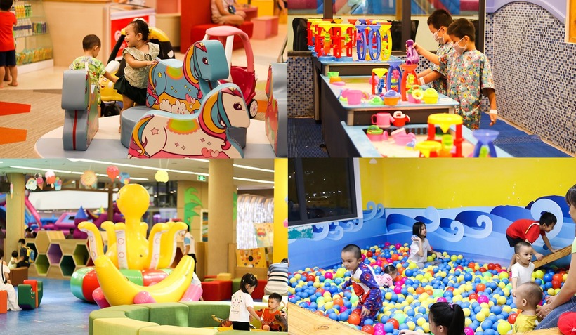 Chắc chắn những hoạt động tập thể sôi động và vui vẻ như vậy sẽ khiến con rất thích thú. Ảnh minh họa.