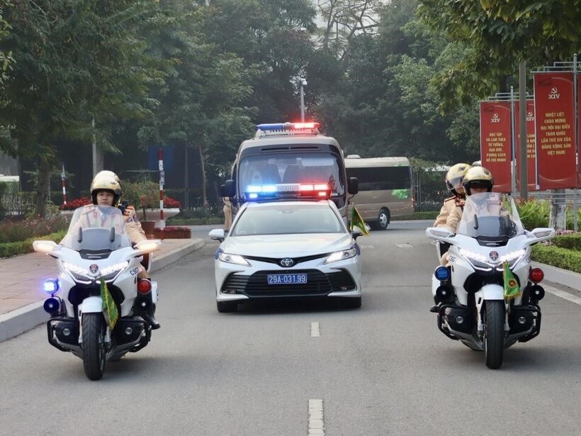 Phương án đón dẫn các đoàn khách được triển khai đúng kế hoạch, bảo đảm an toàn.