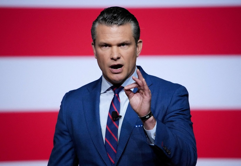 Bộ trưởng Chiến tranh Pete Hegseth. Ảnh: Reuters