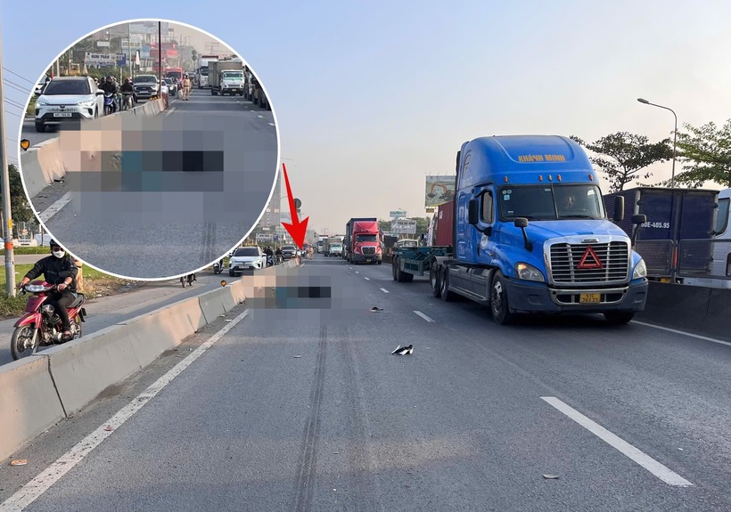 Hiện trường vụ tai nạn. Ảnh: VTC News.