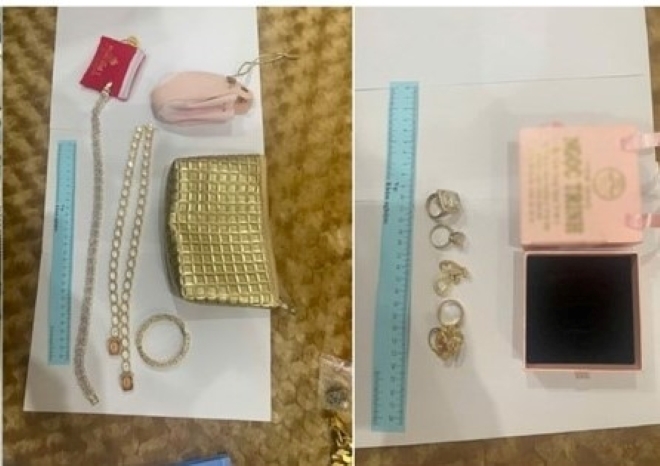 Một số tang vật mà Đ. và A. đã trộm cắp. Ảnh: Lao động
