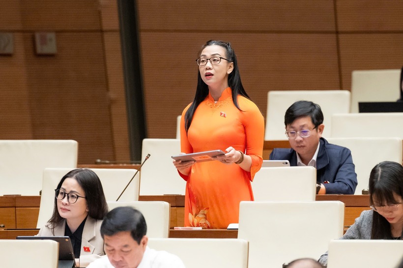 ĐBQH Trịnh Thị Tú Anh. (Ảnh: Media Quốc hội)
